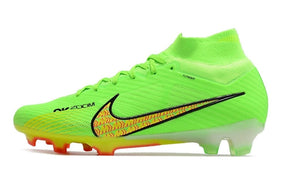 Chuteira Nike Air Zoom Mercurial Superfly 9 Elite FG - Verde/Amarelo