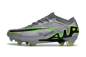 Chuteira Nike Air Zoom Mercurial Vapor 15 Elite FG - Cinza/Verde