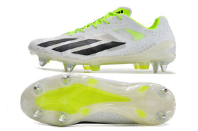 Chuteira Adidas X CrazyFast+ SG - Branco/Verde