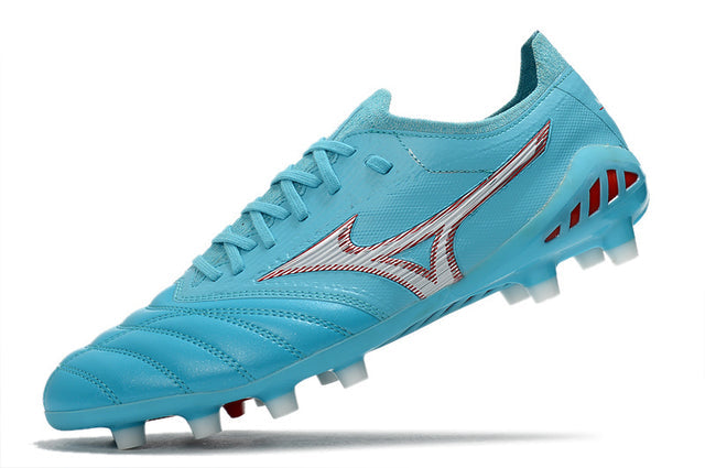 Chuteira Mizuno Morelia Neo 3 Campo FG - Azul/Branco