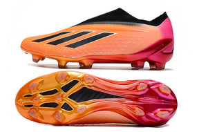 Chuteira Adidas X Speedportal+ FG - Laranja/Rosa