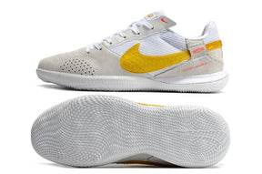 Chuteira Nike Street Gato Futsal IC - Branco/Dourado