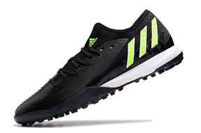 Chuteira Adidas Predator Edge.3 Low Society TF - Preto/Verde