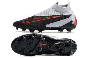 Chuteira Nike Campo Phantom GX Elite FG - Branco/Preto