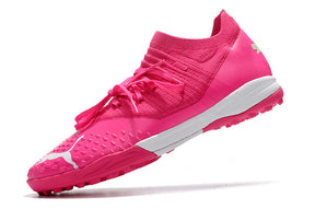 Chuteira Puma Future Z 1.3 Pro Cage Society - Rosa/Branco