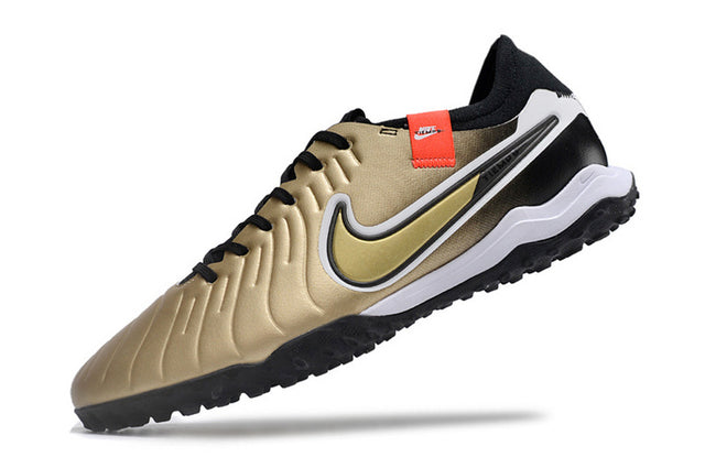 Chuteira Nike Tiempo 10 Pro Society - Dourado/Preto