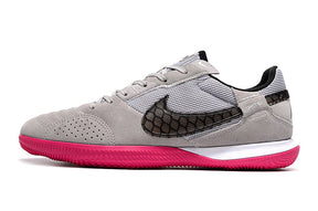Chuteira Nike Street Gato Futsal IC - Cinza/Rosa