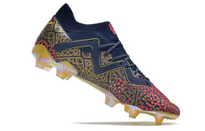 Chuteira Puma Future Ultimate FG - Azul/Amarelo