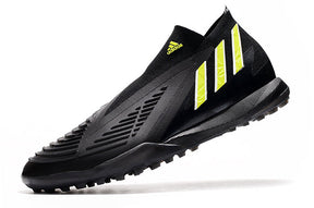 Chuteira Adidas Predator Edge+ Society TF - Preto/Amarelo