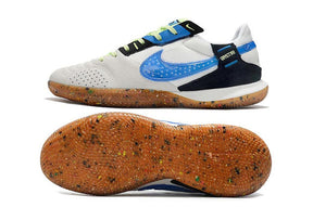 Chuteira Nike Street Gato Futsal IC - Branco/Azul