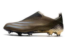 Chuteira Adidas Ghosted+ Campo FG - Preto/Dourado