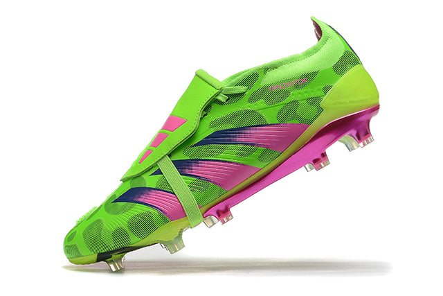 Chuteira Adidas Predstrike Elite Campo - Verde/Rosa