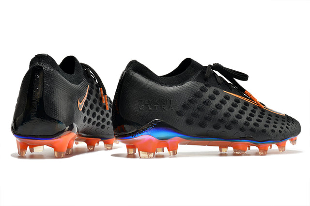 Chuteira Nike Phantom Ultra Venom FG - Preto/Laranja