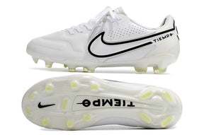Chuteira Nike Tiempo 9 Elite Campo FG - Branco/Preto