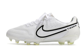 Chuteira Nike Tiempo 9 Elite Campo FG - Branco/Preto