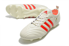Chuteira Adidas Adipure Campo FG - Branco/Vermelho