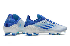 Chuteira Adidas Speedfow.1 FG - Branco/Azul