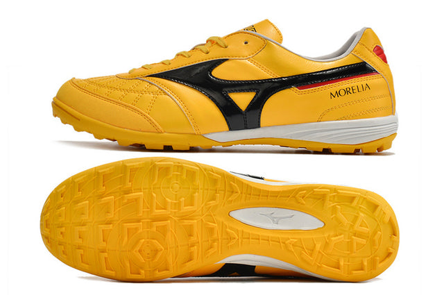 Chuteira Mizuno Morelia Neo Sala Society - Amarelo/Preto