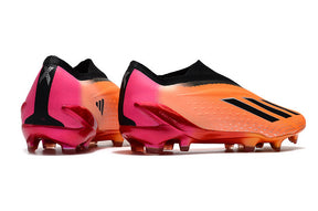 Chuteira Adidas X Speedportal+ FG - Laranja/Rosa