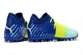Chuteira Puma Future Z 1.1 MG - Azul/Amarelo