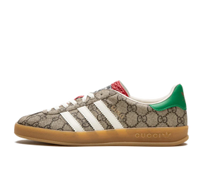 Tênis Adidas x Gucci Gazelle Beige GG Monogram