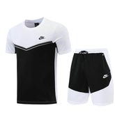 Conjunto Nike Masculino Camisa e Bermuda Preto e Branco