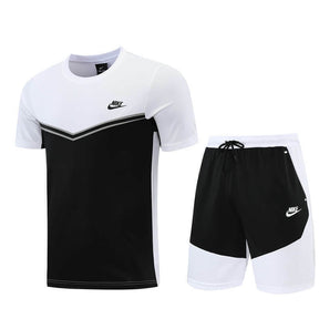 Conjunto Nike Masculino Camisa e Bermuda Preto e Branco