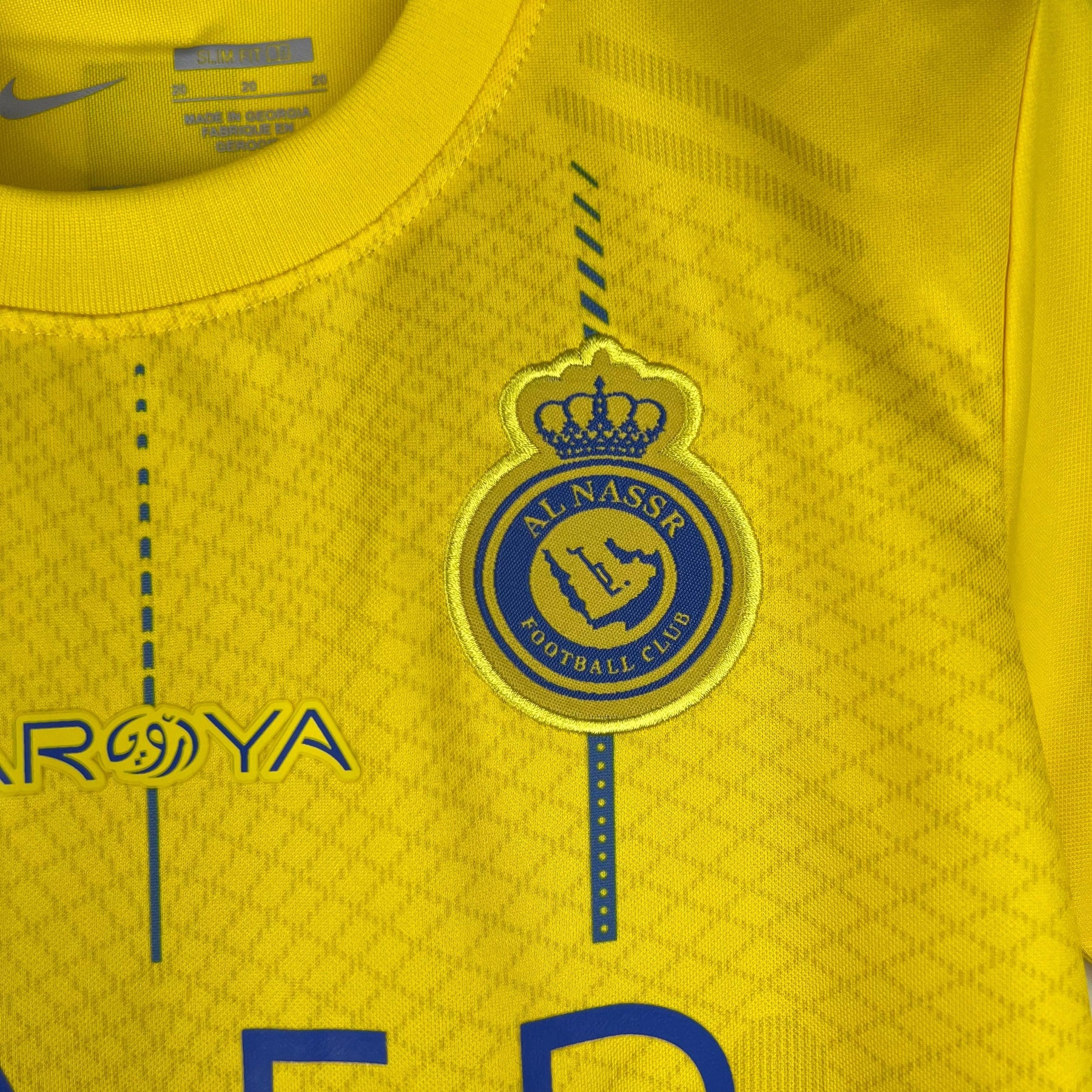 Kit Infantil Al Nassr I 23/24 - Amarela - Loja da Seven Oficial