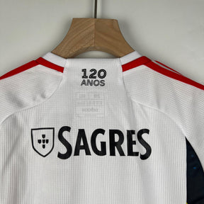 Kit Infantil Benfica I 23/24 - Branca - Loja da Seven Oficial