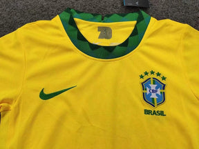 Kit Infantil Brasil 2021 Nike - Amarelo - Loja da Seven Oficial