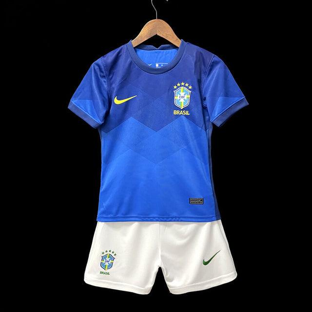 Kit Infantil Brasil 2021 Nike - Azul - Loja da Seven Oficial