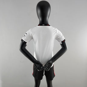 Kit Infantil Manchester United II 22/23 Adidas - Branco - Loja da Seven Oficial