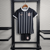 Kit Infantil Nike Corinthians Home 2023/24 - Preta