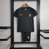 Kit Infantil Nike Corinthians Treino 23/24 - Branco e Dourado