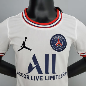 Kit Infantil PSG Fourth 22/23 Jordan - Branco - Loja da Seven Oficial
