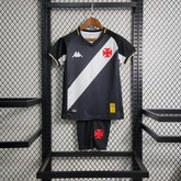 Kit Infantil Vasco 23/24 Kappa - Preto e Branco