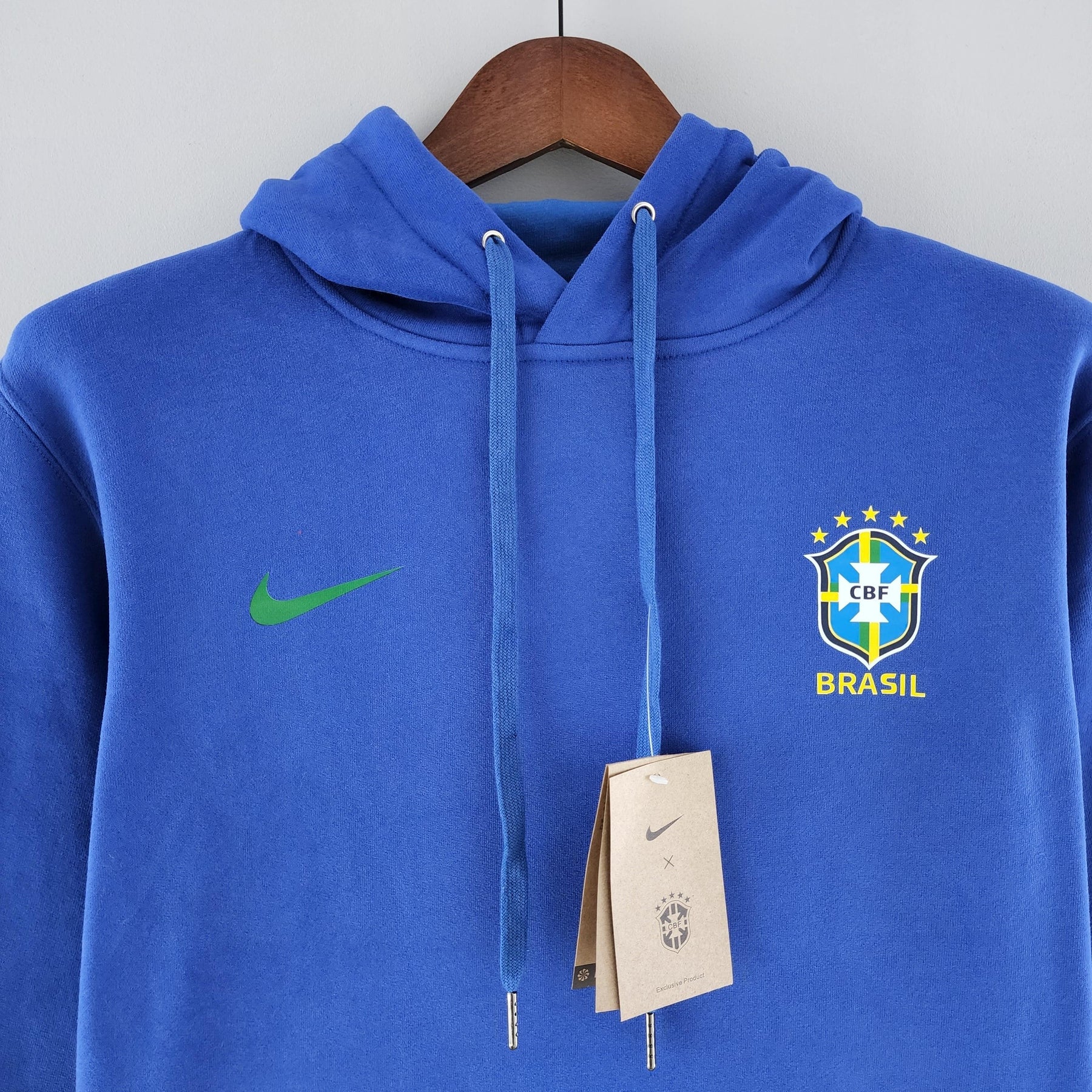 Moletom do Brasil 2022 Azul - Nike - Loja da Seven Oficial